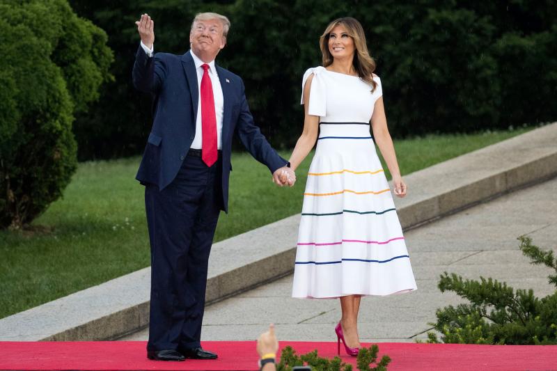Melania Trump 4th of July Dress