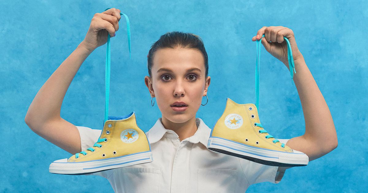 Ubestemt Slovenien mumlende Millie Bobby Brown x Converse Collaboration: Custom Sneakers