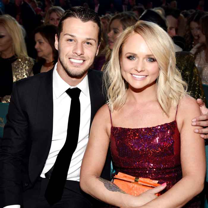 Miranda Lambert Jokes About Marrying Brendan McLoughlin and Doing ‘Weird S--t’ When She Has Time Off Academy Of Country Music Awards Black Suit and Sparkly Red Dress