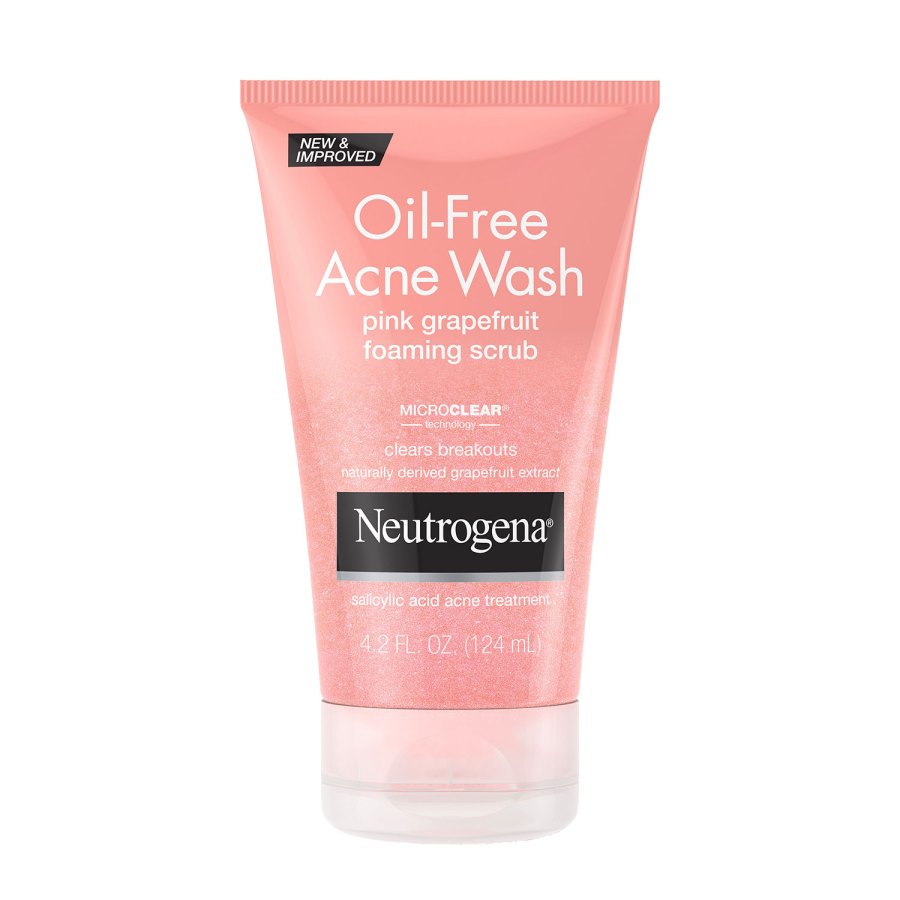 Neutrogena Oil-Free Pink Grapefruit Acne Wash Face Scrub