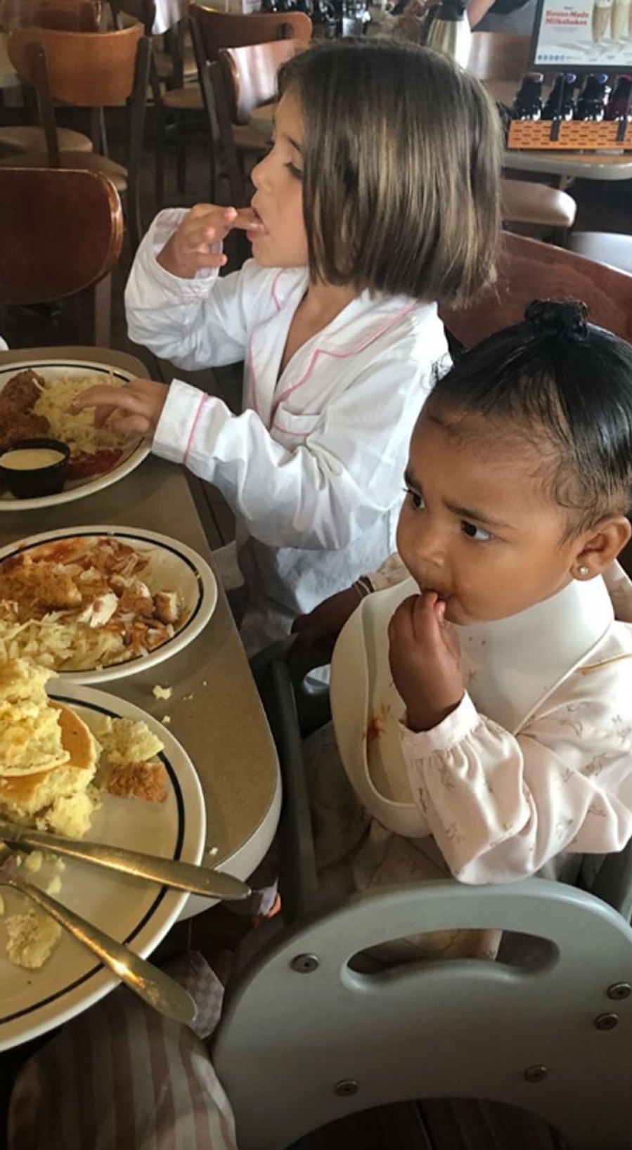 North and Penelope Put Lipstick on True and More Sweet Moments From P’s IHOP Birthday Party