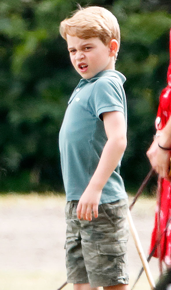 Prince George's Grumpiest Faces at Royal Charity Polo Day 2019