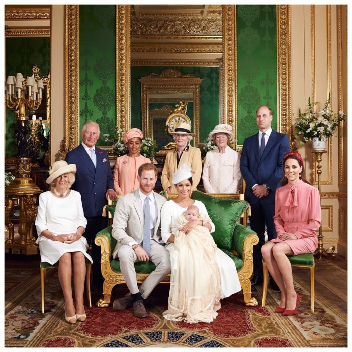 Prince Harry and Duchess Meghan Release Adorable Family Portraits From Son Archie's Christening
