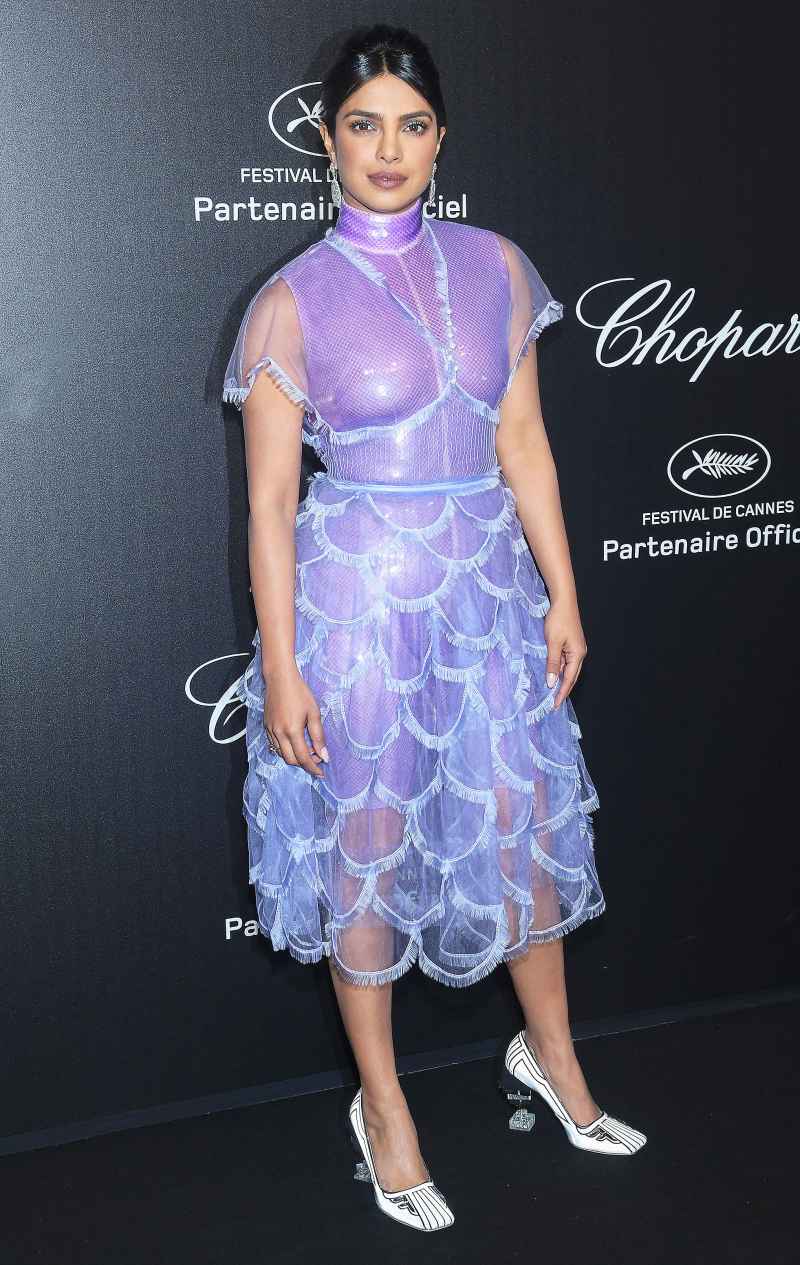 Priyanka Chopra Purple Dress May 17, 2019