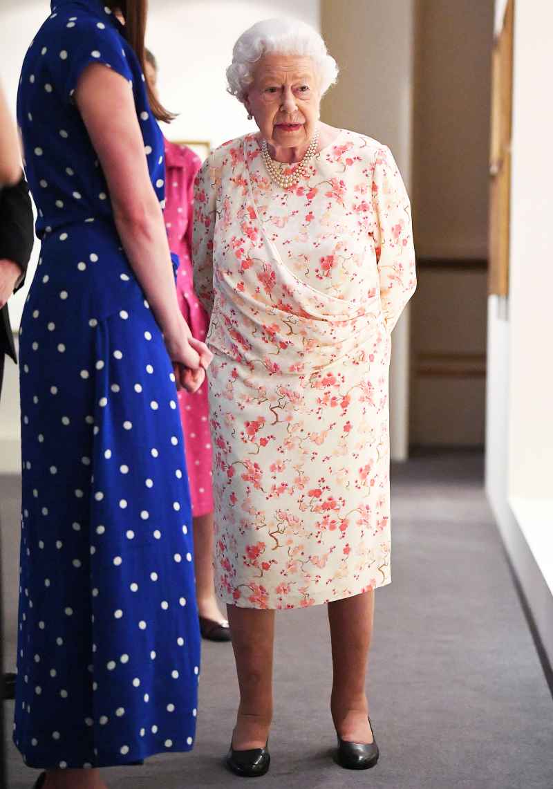 Queen Elizabeth Floral Dress July 17, 2019