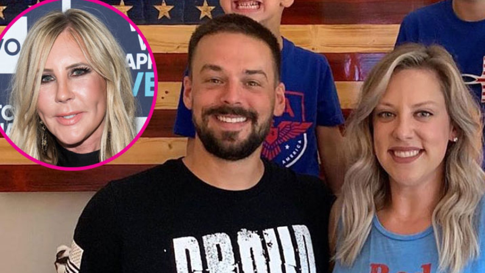 Briana and Ryan Culberson After Weight Loss Family Picture American Flag