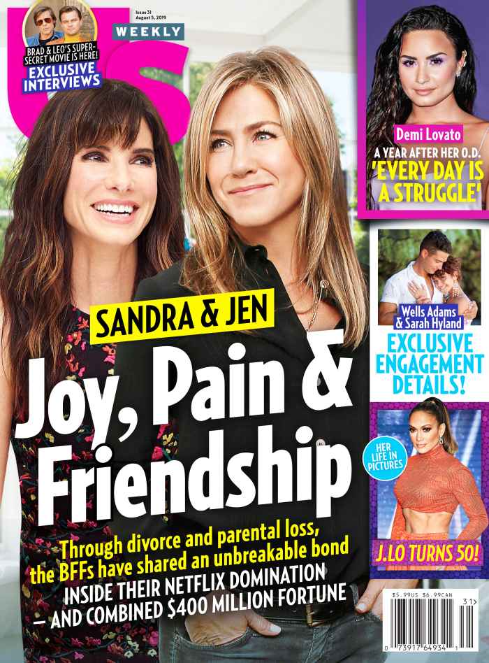 Sandra Bullock and Jennifer Aniston Us Weekly Cover Issue 3119