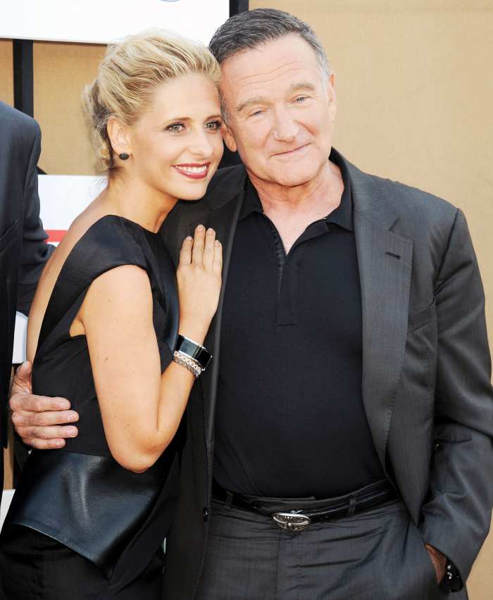 Sarah Michelle Gellar and Robin Williams attend the CBS/CW/Showtime Television Critic Association's Summer Press Tour Party Sarah Michelle Gellar Introduces Her Kids to Mrs Doubtfire on Robin Williams 68th Birthday