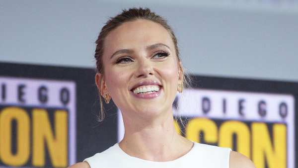 Scarlett Johansson Sheer Midriff Top July 20, 2019