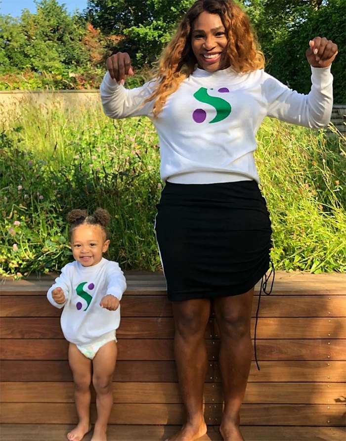 Serena Williams Olympia Tennis, Serena Williams' daughter Olympia dons ...