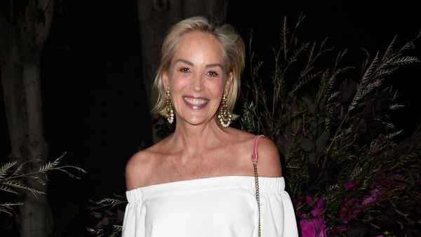 Sharon Stone White Outfit
