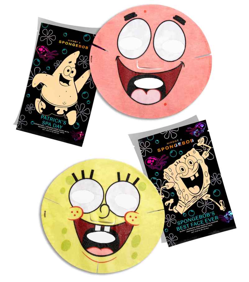 HipDot x SpongeBob SquarePants Face Masks