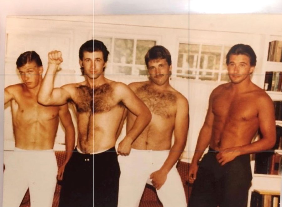 Stephen, Alec, Daniel and Billy Baldwin Celebrity Throwbacks