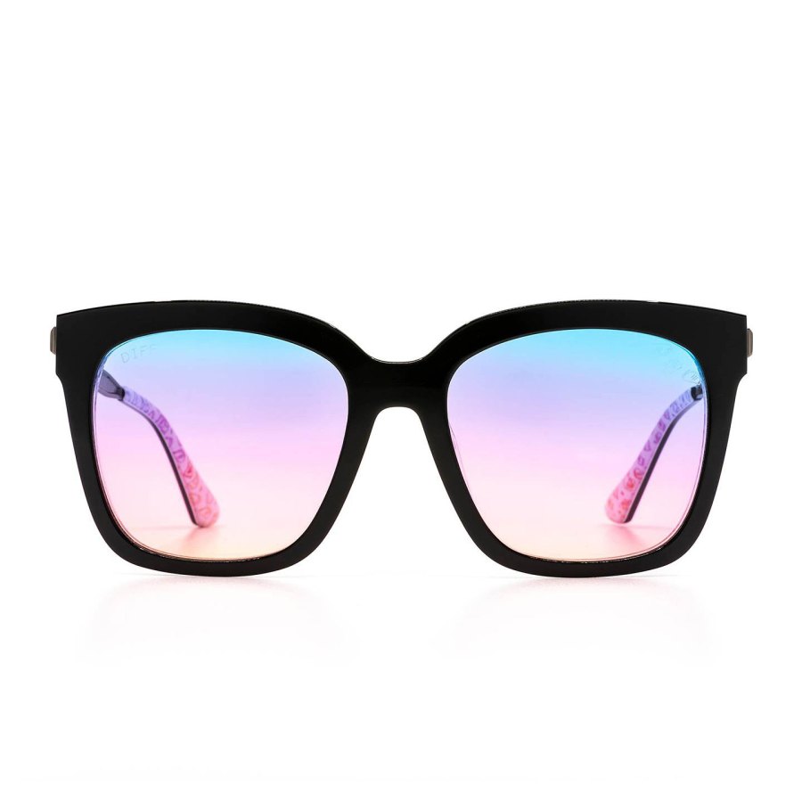 Taco Bell Sunglasses Line - Black White Taco Bell + Sunset Lens