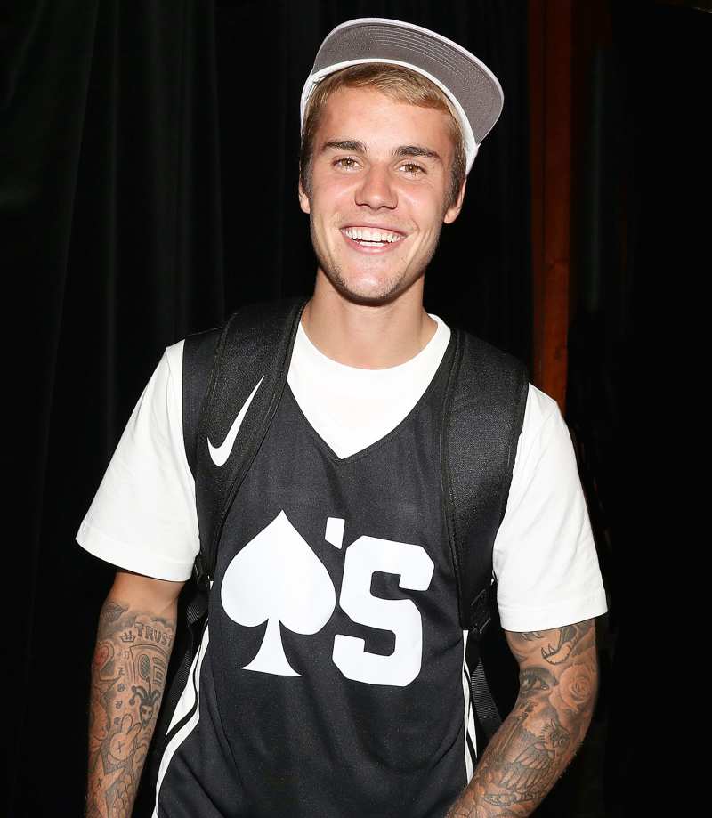 Justin Bieber attends 2017 Aces Charity Celebrity Basketball Game Taylor Swift vs Scooter Braun