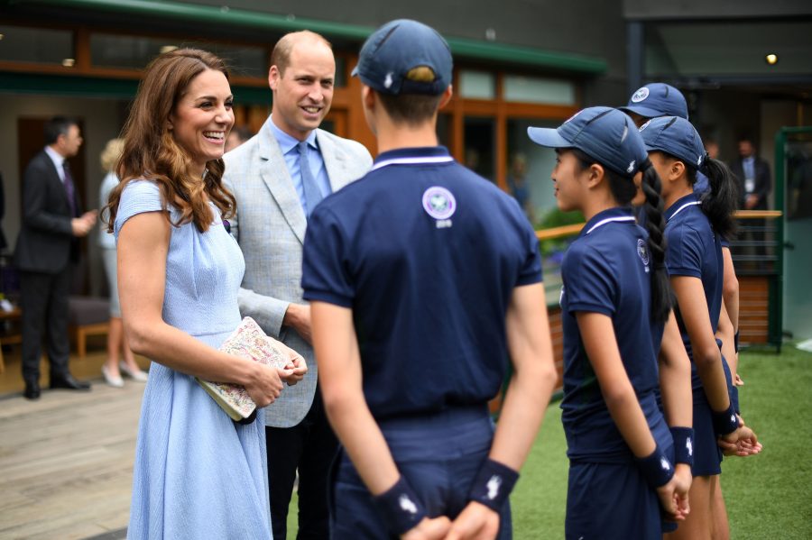 The Duke And Duchess of Cambridge at the 2019 Wimbledon Men's Singles Final