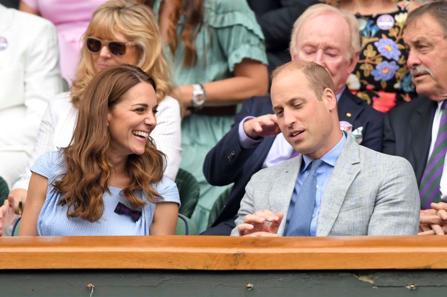 The Duke And Duchess of Cambridge at the 2019 Wimbledon Men's Singles Final