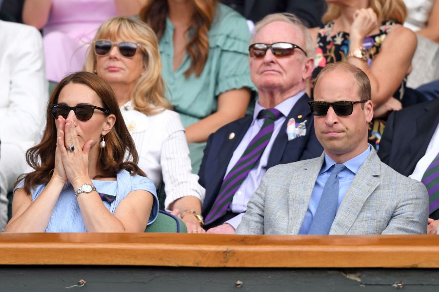 The Duke And Duchess of Cambridge at the 2019 Wimbledon Men's Singles Final