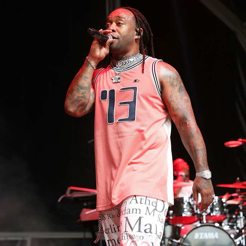 Ty Dolla $ign Basketball Jersey Number 13 Performing 2019 Governors Ball Music Festival