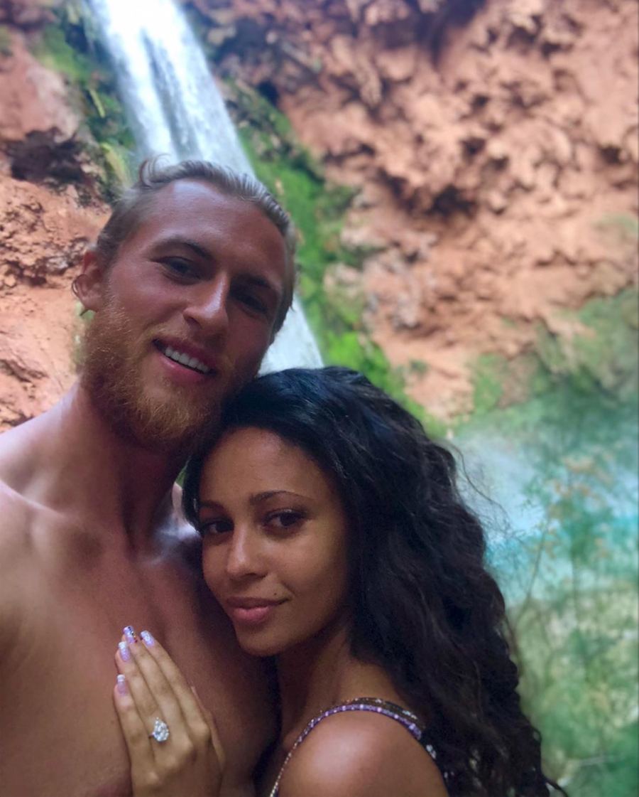 Vanessa-Morgan-and-Michael-Kopech-engaged-ring