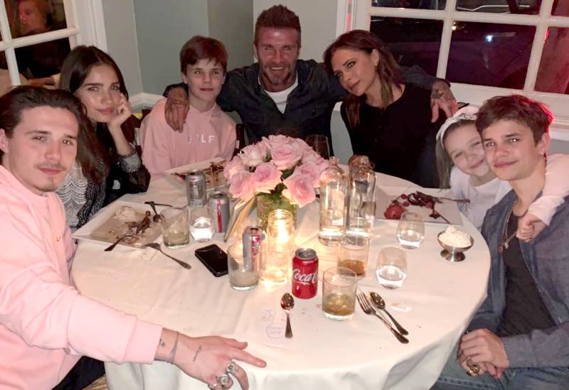 Victoria-Beckham-David-Beckham-birthday-family-dinner