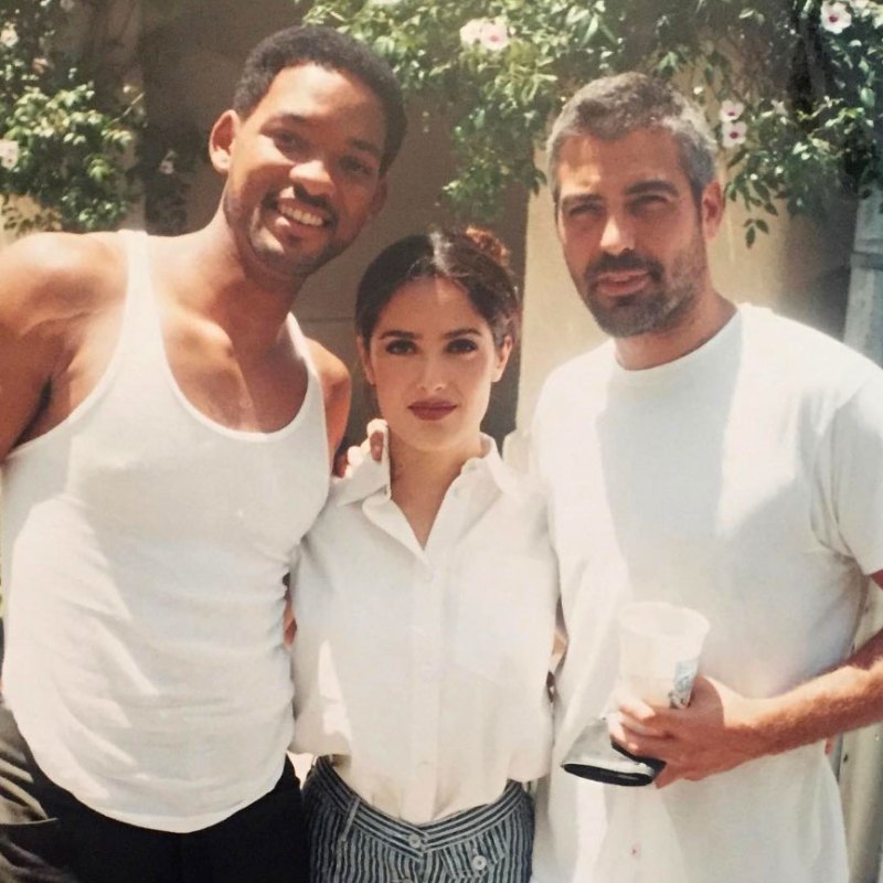 Will Smith, Salma Hayek and George Clooney Celebrity Throwbacks