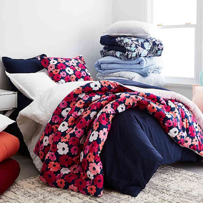 9 College Dorm Room Bedding Essentials, Bunk Bed Shelf Bed Bath And Beyond