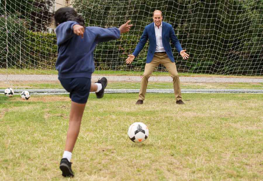 celebrities playing soccer