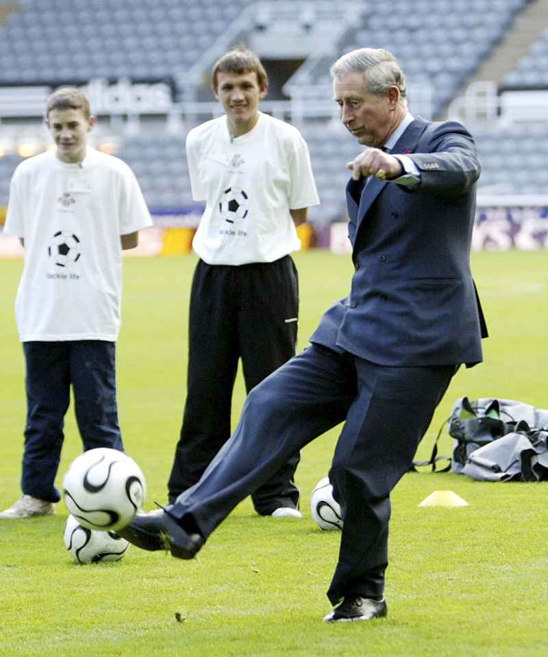 celebrities playing soccer