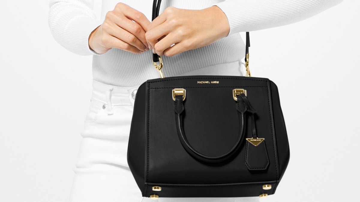 macy's black purse
