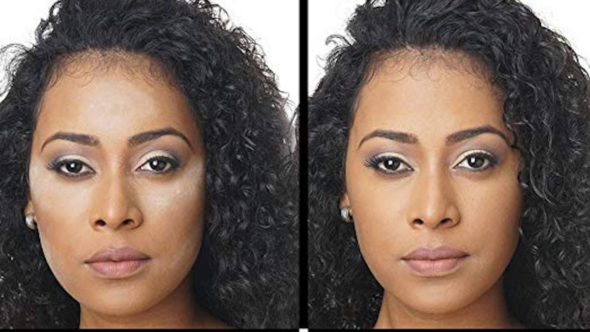 before and after setting powder