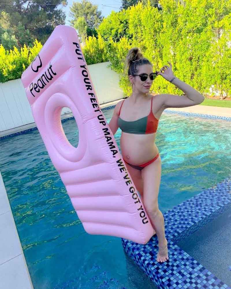 Allison Holker Third Trimester Bikini Baby Bumps