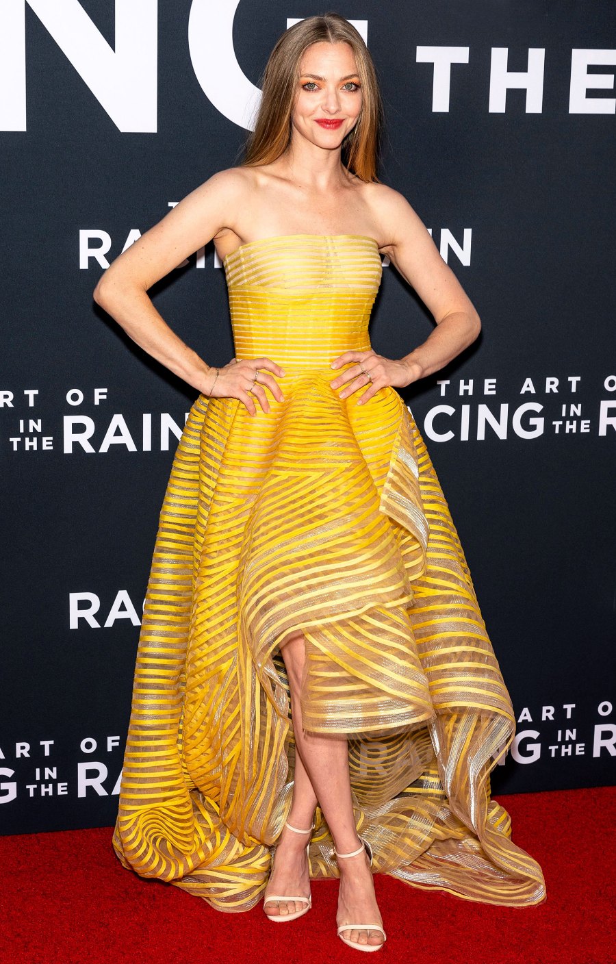 Amanda Seyfried Yellow Gown August 1, 2019