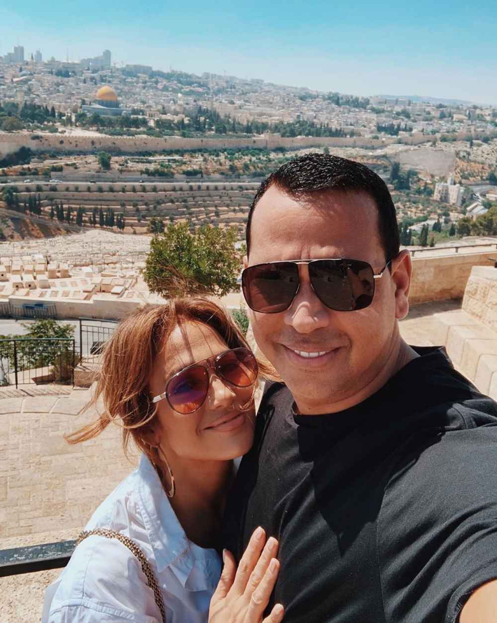 An Unforgettable Selfie Jennifer Lopez and Alex Rodriguez Family Trip to Israel
