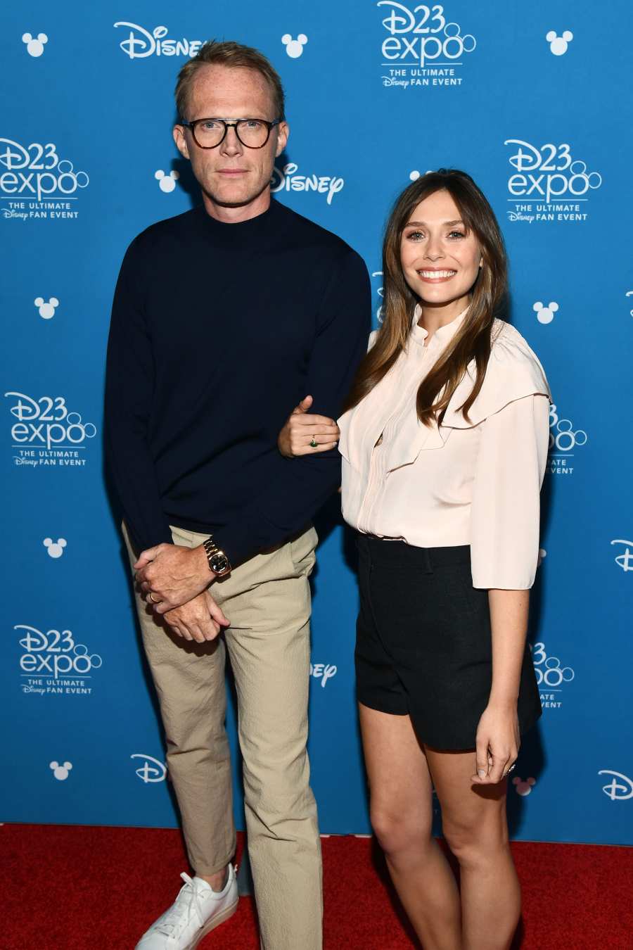 Paul Bettany and Elizabeth Olsen Angelina Jolie Talks Sending Son Maddox to College, Plus More Stars at D23