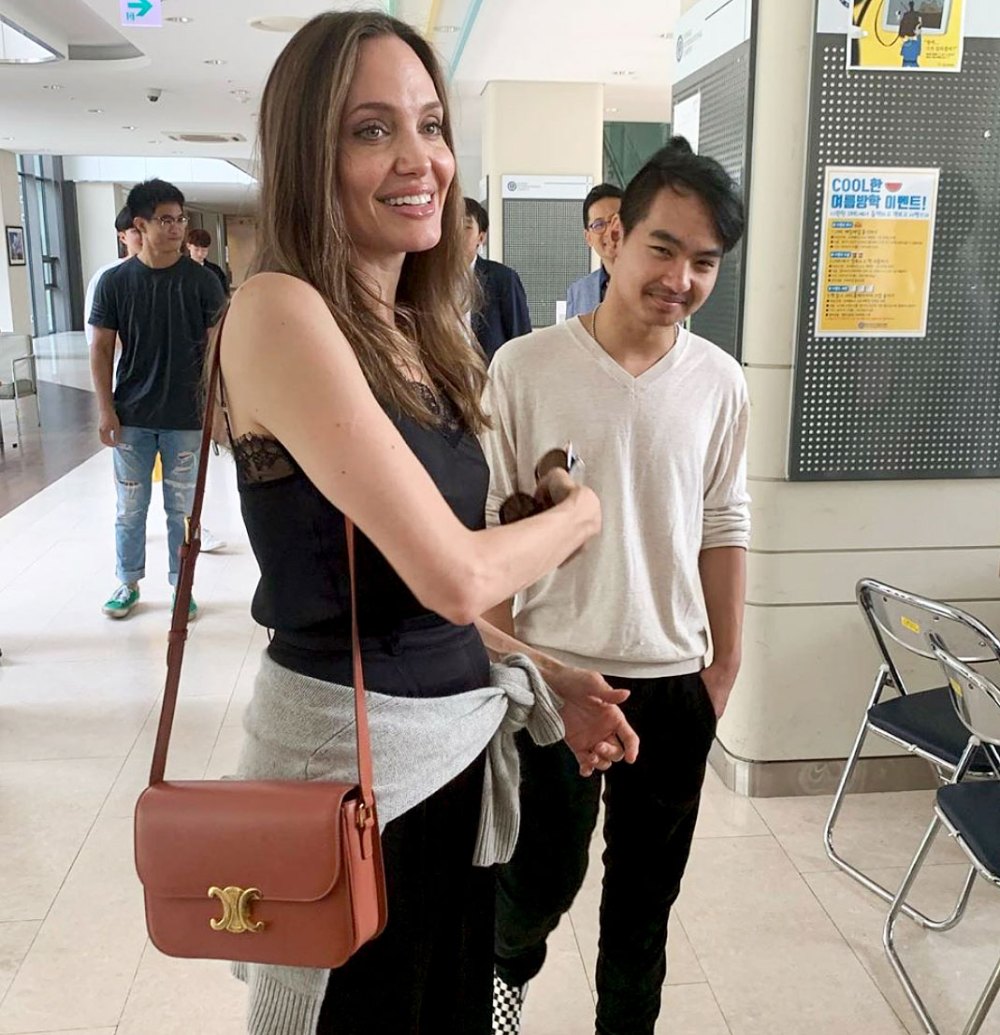 Angelina Jolie and Maddox Jolie-Pitt's First Day at College