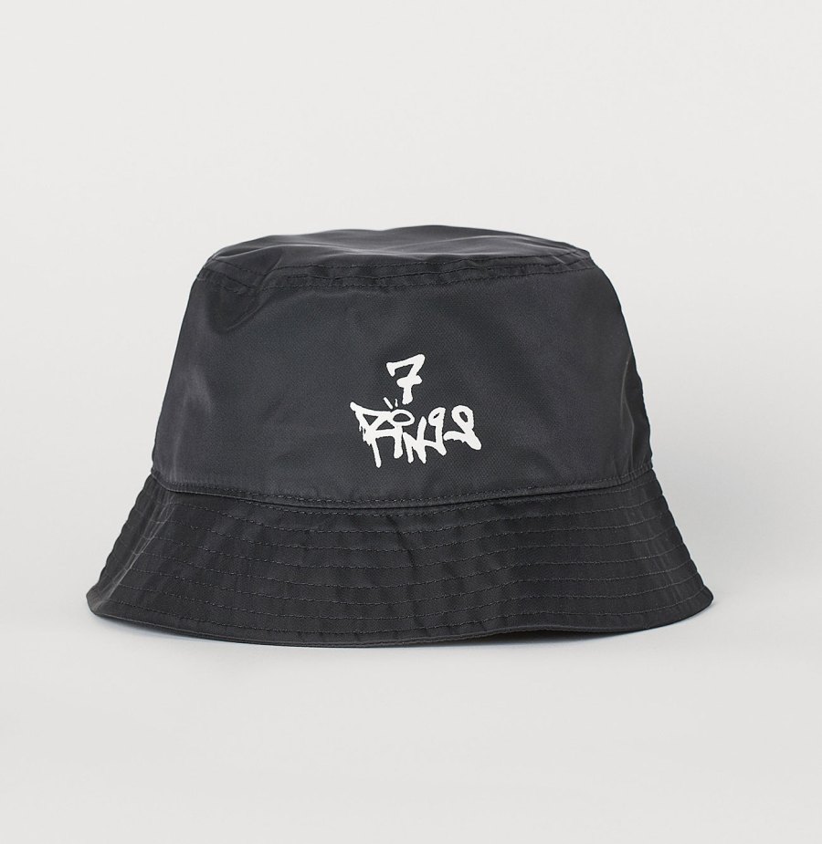 Bucket Hat with Printed Design
