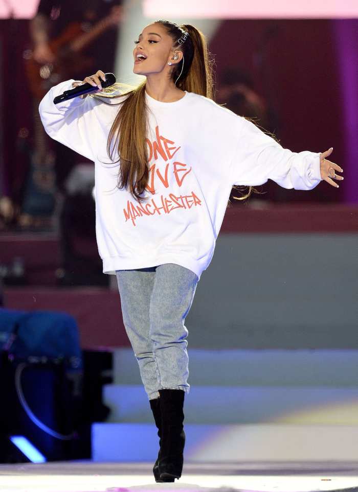 Ariana Grande Performs In Manchester