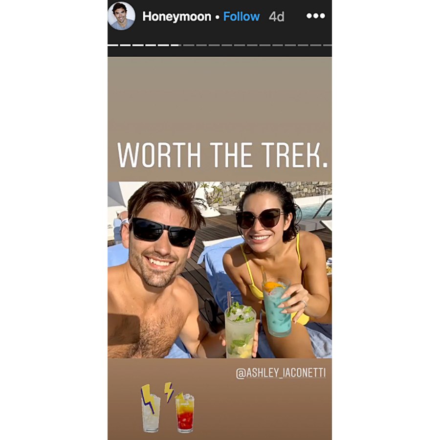Ashley Iaconetti Jared Haibon Honeymoon Is a Foodie Dream