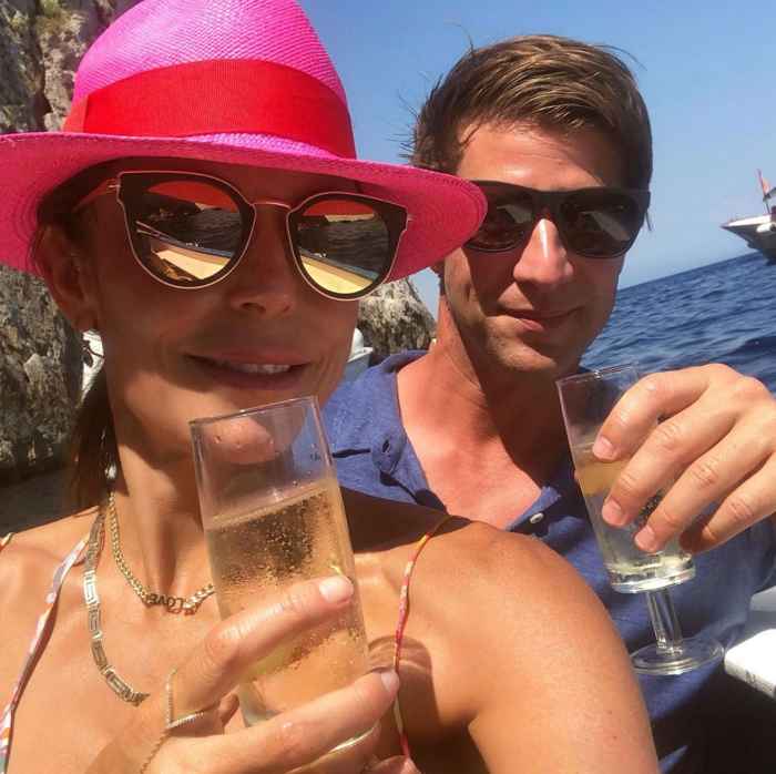 Bethenny Frankel and Paul Bernon Instagram Selfie Holding Up Drinks