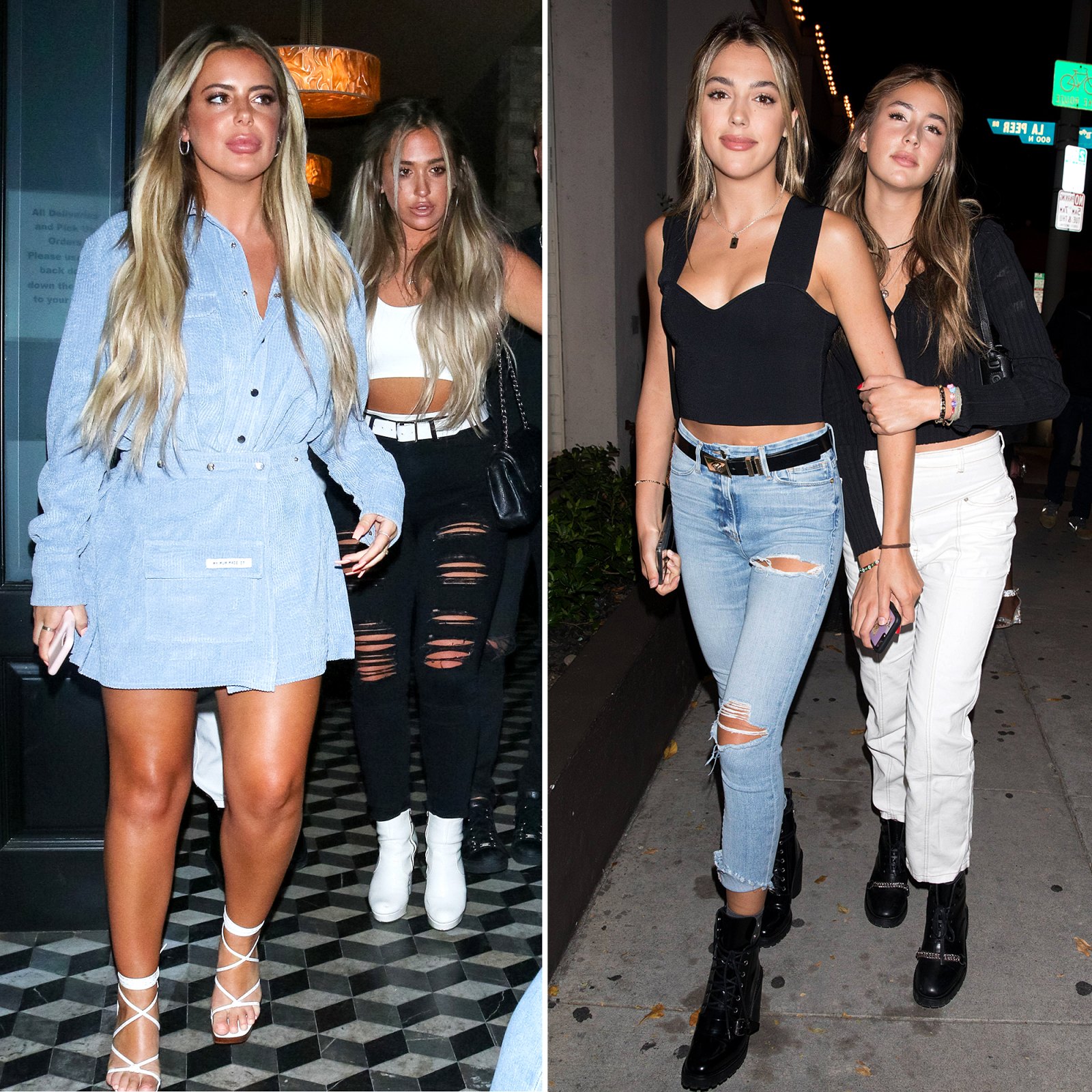 Brielle And Ariana Biermann Go Out In LA With Stallon