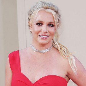 Britney Spears Red Dress July 22, 2019