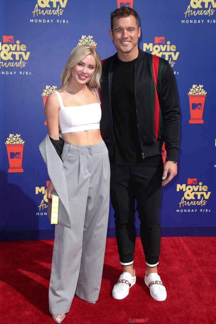 Cassie Randolph and Colton Underwood Red Carpet MTV Movie Awards Six Toes