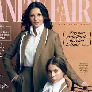 Catherine Zeta-Jones and Cary Zeta Douglas Twinning Vanity Fair Spain September 2019