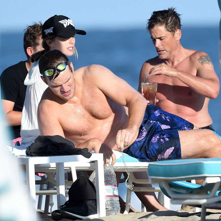 Chris Pratt, Rob Lowe, and Katherine Schwarzenegger Bikini Beach Bods