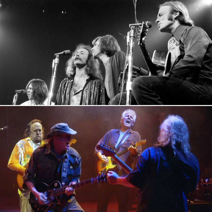 Crosby, Stills, Nash & Young Woodstock 1969 Headliners Then and Now