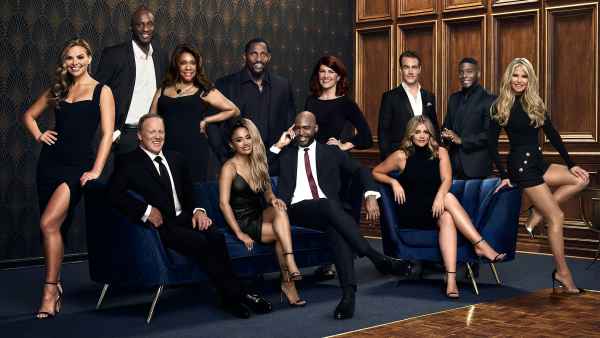 Dancing With The Stars Cast Group Photo Hannah Brown, Lamar Odom, Sean Spicer, Mary Wilson, Ally Brooke, ray Lewis, Karamo, Kate Flannery, James Van Der Beek, Lauren Alaina, Kel Mitchell, and Christie Brinkley