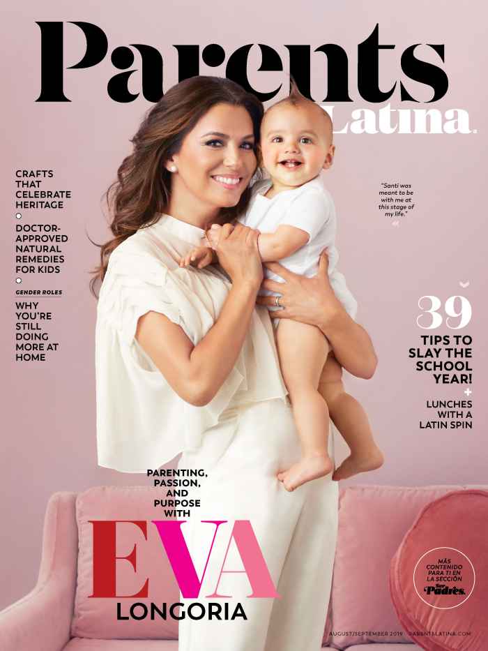 Eva Longoria Explains Why Welcoming Son Santiago Later in Life Was ‘Meant to Be’