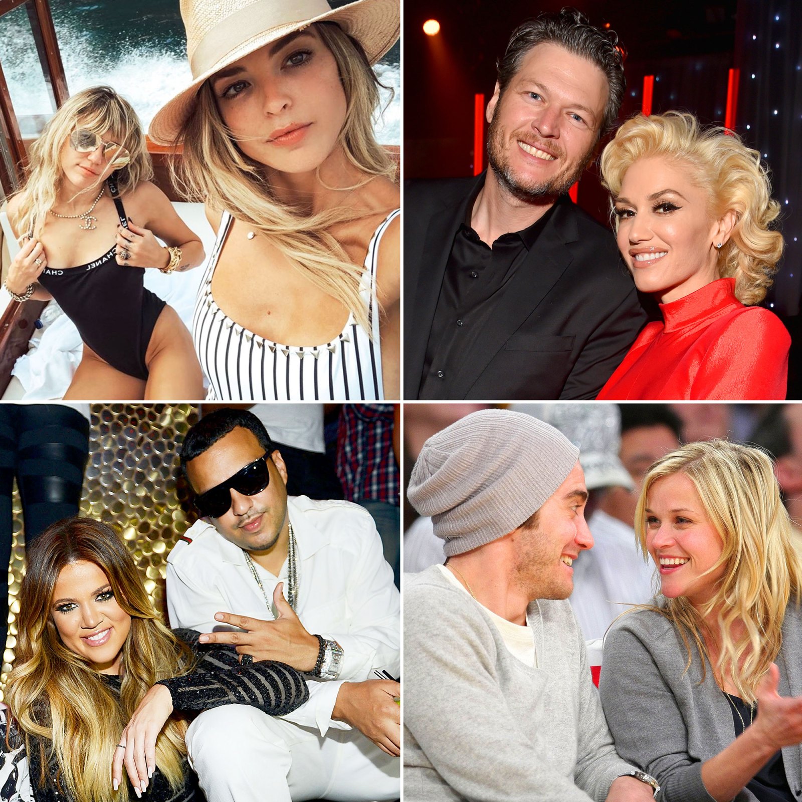 Hot Rebound Romances Miley Cyrus and Kaitlynn Carter Blake Shelton and Gwen Stefani Jake Gyllenhaal and Reese Witherspoon Khloe Kardashian and French Montana