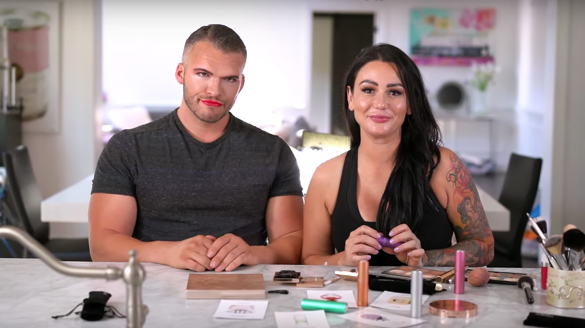 Jenni-‘JWoww’-Farley-Does-Boyfriend-Makeup-Challenge-on-Zack-Carpinello